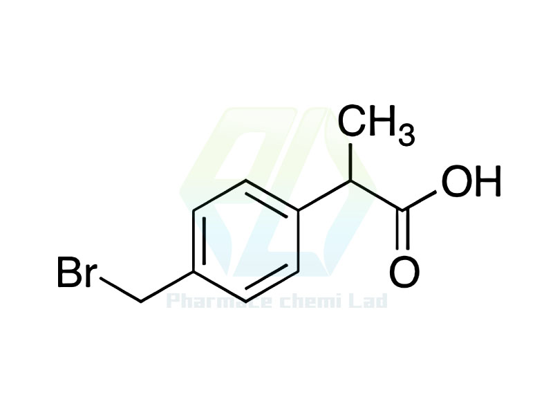 2-[4-(Bromomethyl)phenyl]propionic Acid