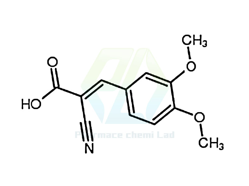2-cyano-3-(3,4-dimethoxyphenyl)prop-2-enoic acid