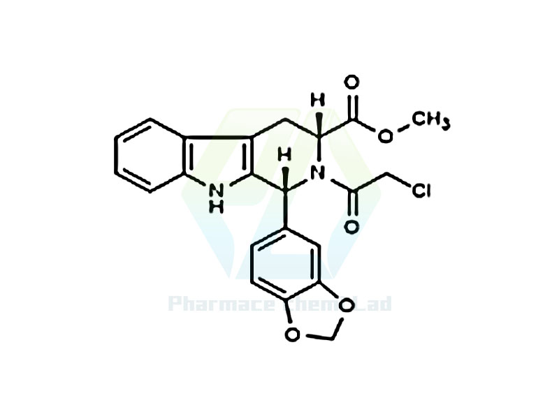 (1R,3R)-Methyl-1,2,3,4-tetrahydro-2-chloroacetyl-1-(3,4-methylenedioxyphenyl)-9H