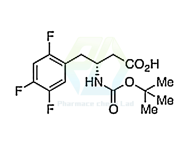 Sitagliptin Impurity 19 ((R)-Sitagliptin N-Boc-Acid Impurity) 