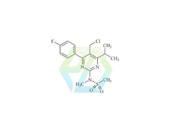 N-[5-(chloromethyl)-4-(4-fluorophenyl)-6(1-methylethyl)-2-pyrimidinyl ]-N-methyl