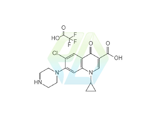 Ciprofloxacin 6-Chloro Analog Trifluoroacetate