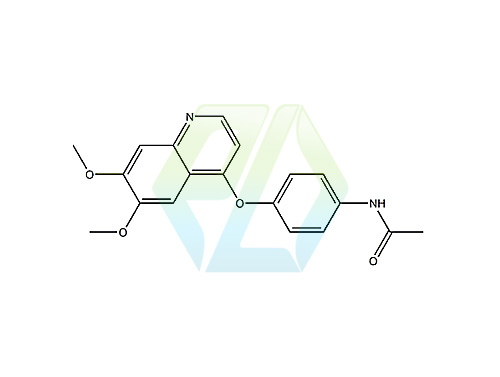 N-[4-(6,7-dimethoxyquinolin-4-yl)oxyphenyl]acetamide