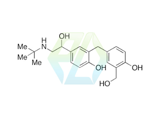 4-(2-(tert-Butylamino)-1-hydroxyethyl)-2-(4-hydroxy-3-(hydroxymethyl)benzyl)phen