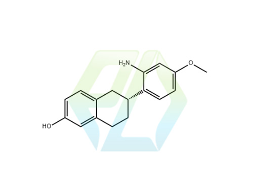 2-Naphthalenol, 6-(2-amino-4-methoxyphenyl)-5,6,7,8-tetrahydro-, (6R)-