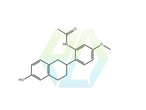 Acetamide, N-[5-methoxy-2-(1,2,3,4-tetrahydro-6-hydroxy-2-naphthalenyl)phenyl]-