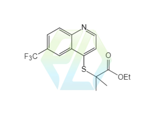 Ethyl 2-methyl-2-{[6-(trifluoromethyl)quinolin-4-yl]sulfanyl}propanoate
