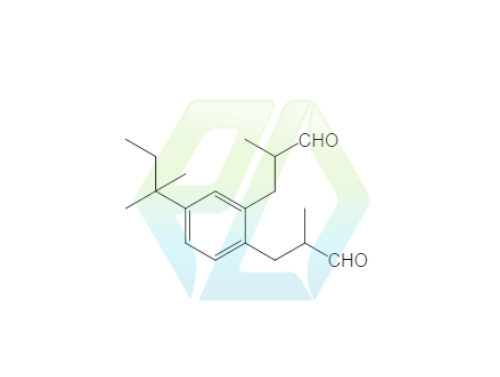 3,3'-(4-(Tert-pentyl)-1,2-phenylene)bis(2-methylpropanal)